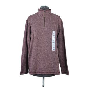 Gap men's half zip mock‎ neck knit pullover sweater S